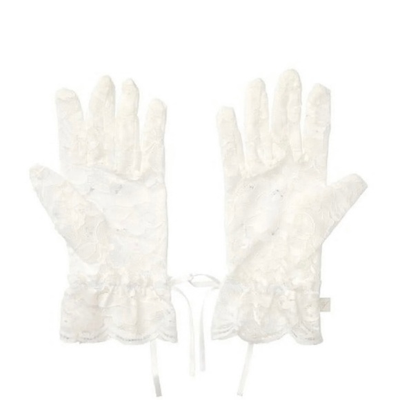 Victoria’s Secret Shine Costume Gloves Lingerie Bedroom Cosplay White Lace Y2K - Picture 5 of 17